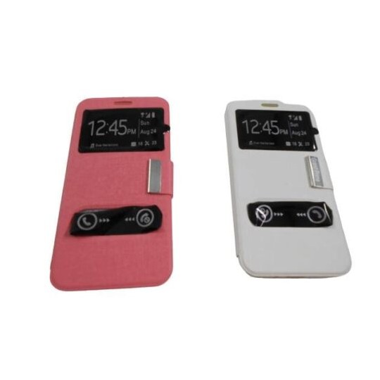 Funda móvil Galaxy Grand Prime G530 tapa rosa o blanca