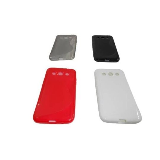 Funda móvil colores compatible con G5108Q en negro, gris transparente, blanco y rojo.