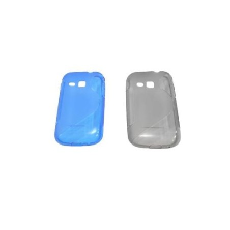 Funda móvil 6500 Galaxy mini 2 azul y gris